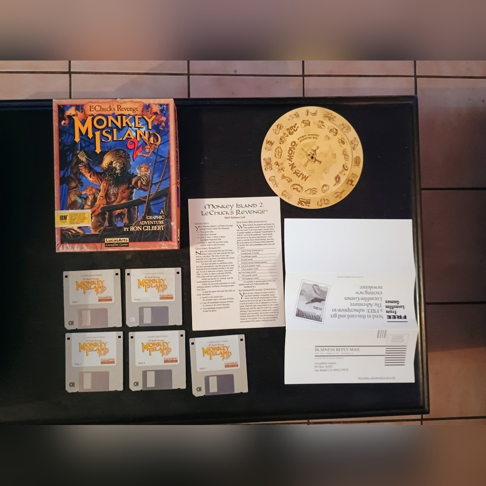 Monkey Island 2: LeChuck's Revenge Game Set "Big Box"
